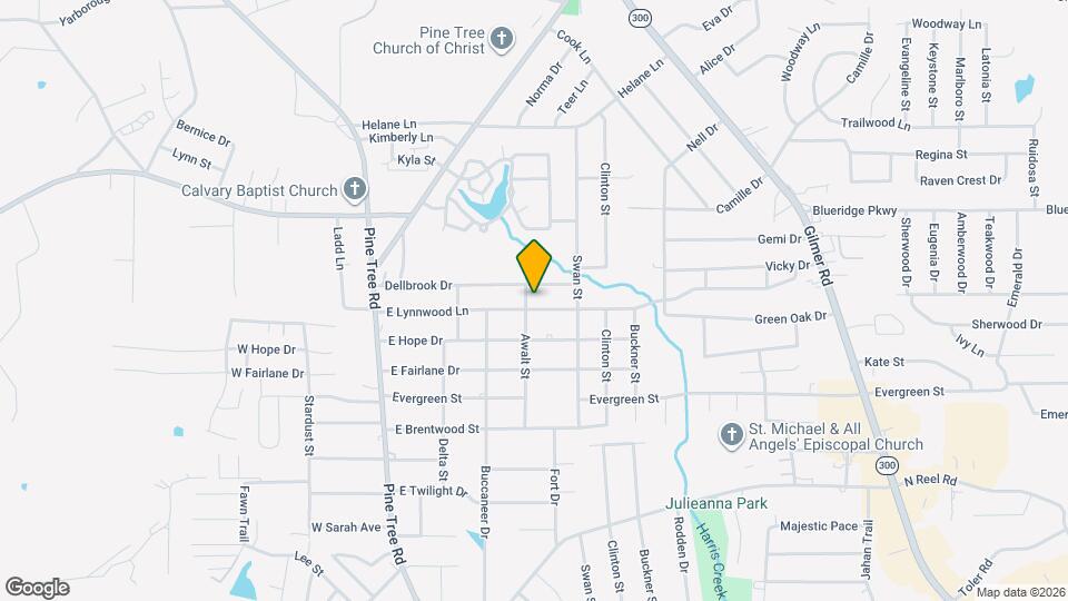 401 E Lynnwood Ln Map and Location Details