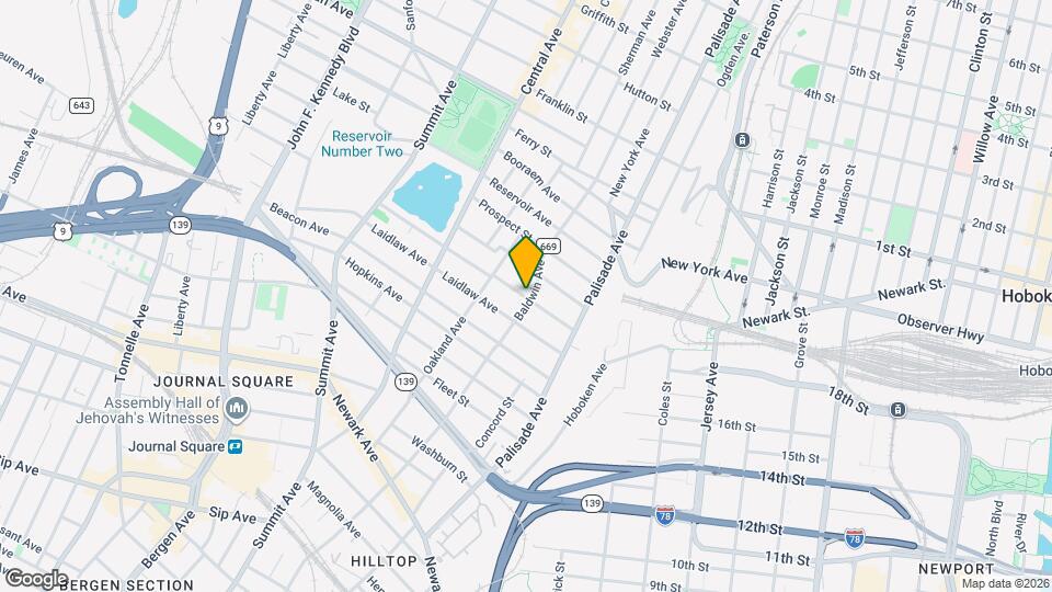 48 Jefferson Ave Map and Location Details