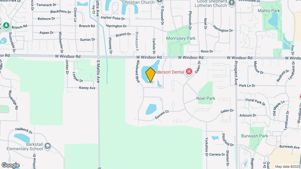 2521 Pembrook Point Map and Location Details