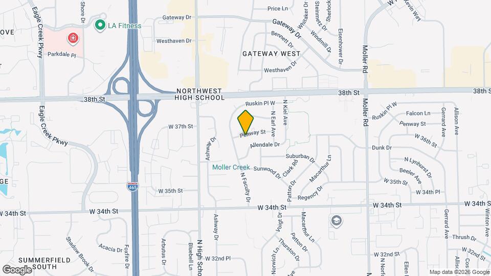 6039 Penway St Map and Location Details