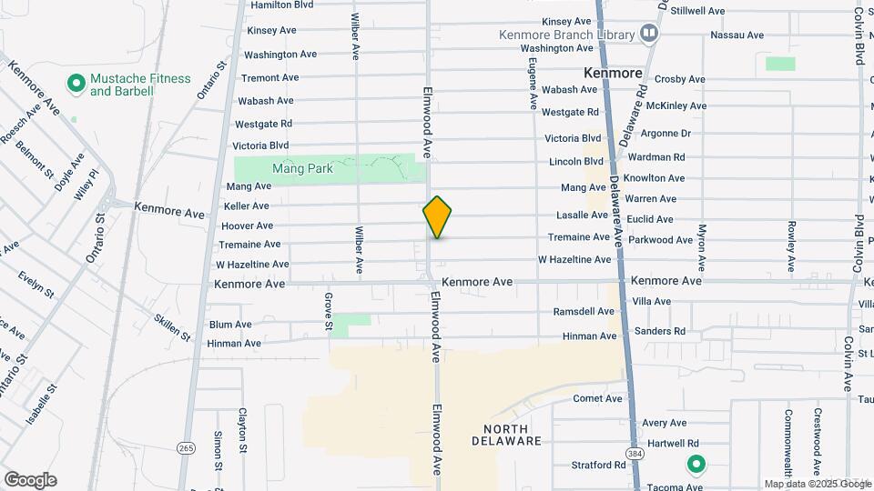 2299 Elmwood Ave Map and Location Details