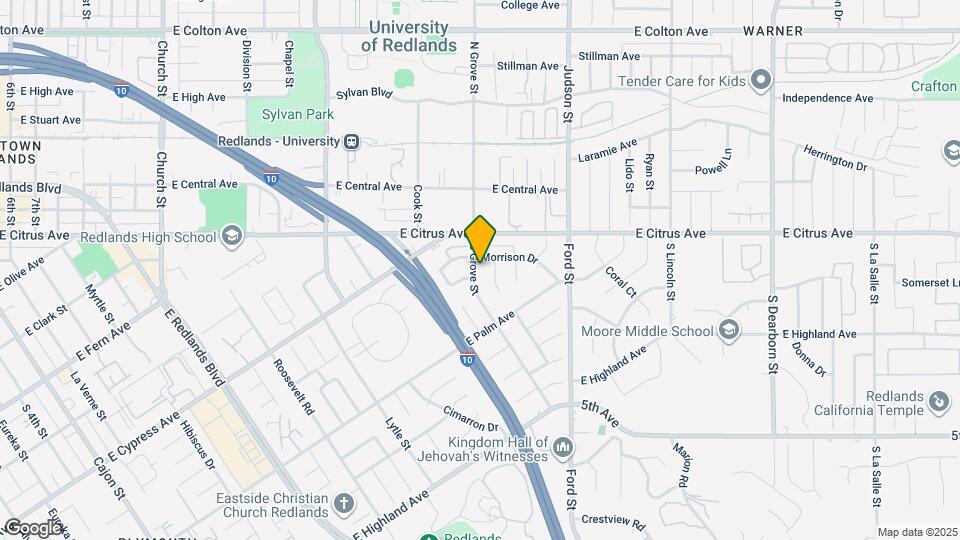 705 S Grove St Map and Location Details