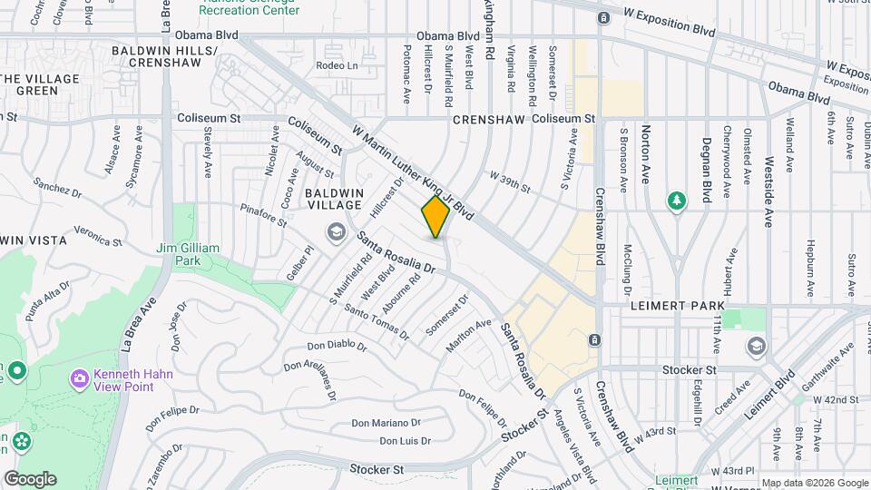 4026 Palmwood Dr Map and Location Details