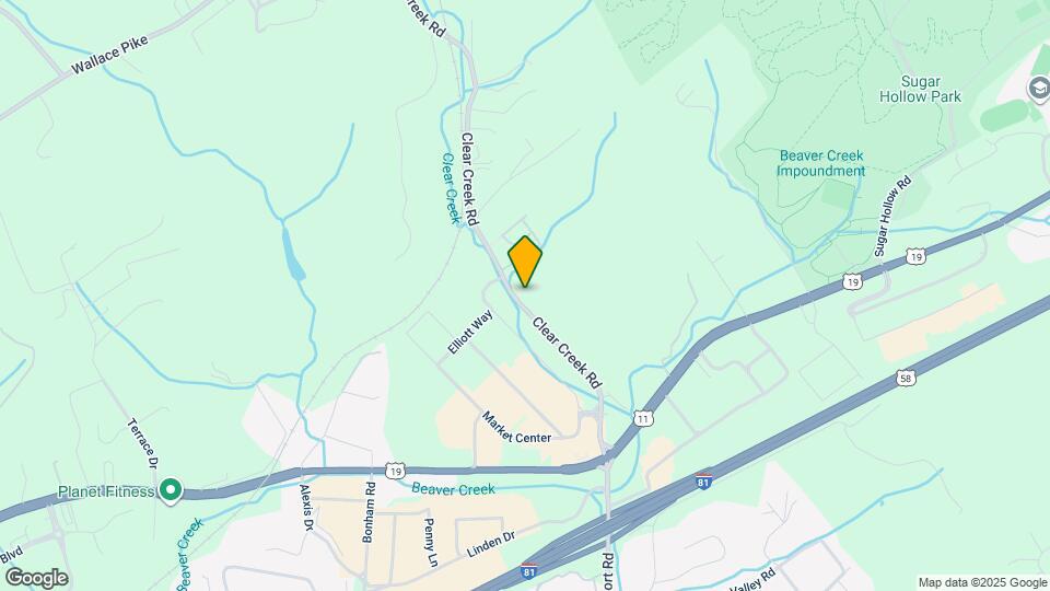 21441 Clear Creek Rd, Unit A Map and Location Details