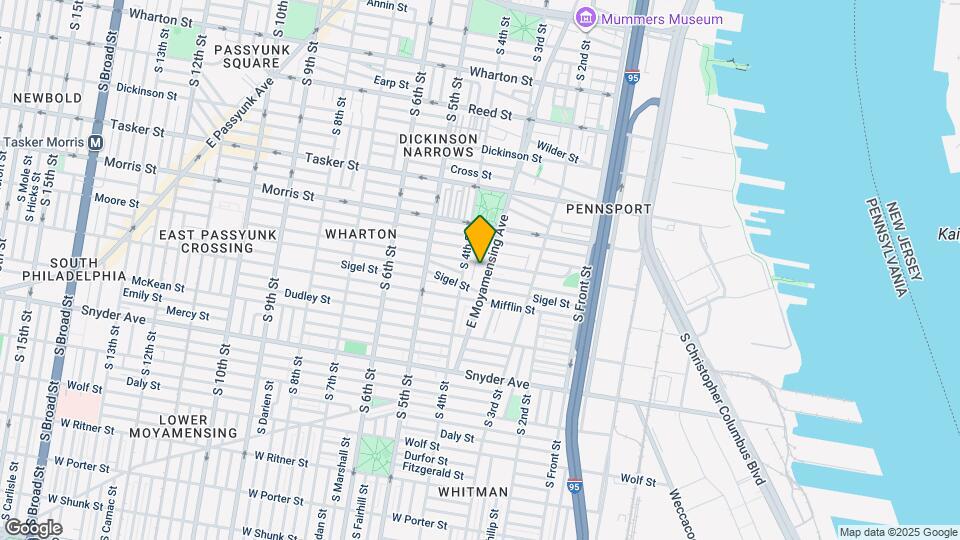 1810 E Moyamensing Ave, Unit Unit A Map and Location Details