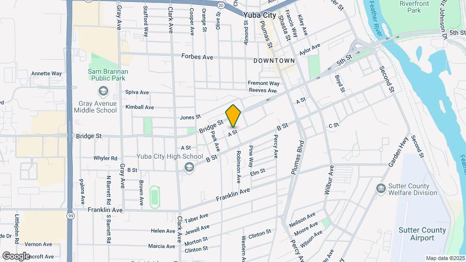 536 Hawthorne St Map and Location Details