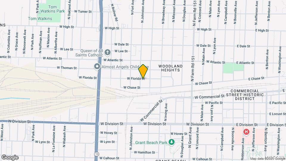 1126 W Florida St Map and Location Details