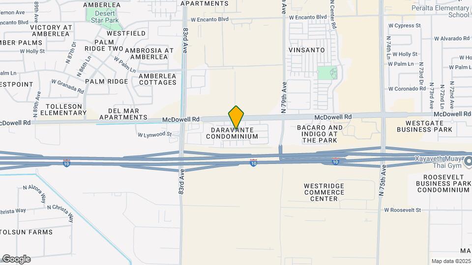 8111 W Lynwood St Map and Location Details