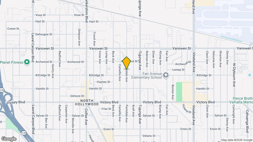 6627 Farmdale Ave, Unit 6627 Farmdale Ave Map and Location Details