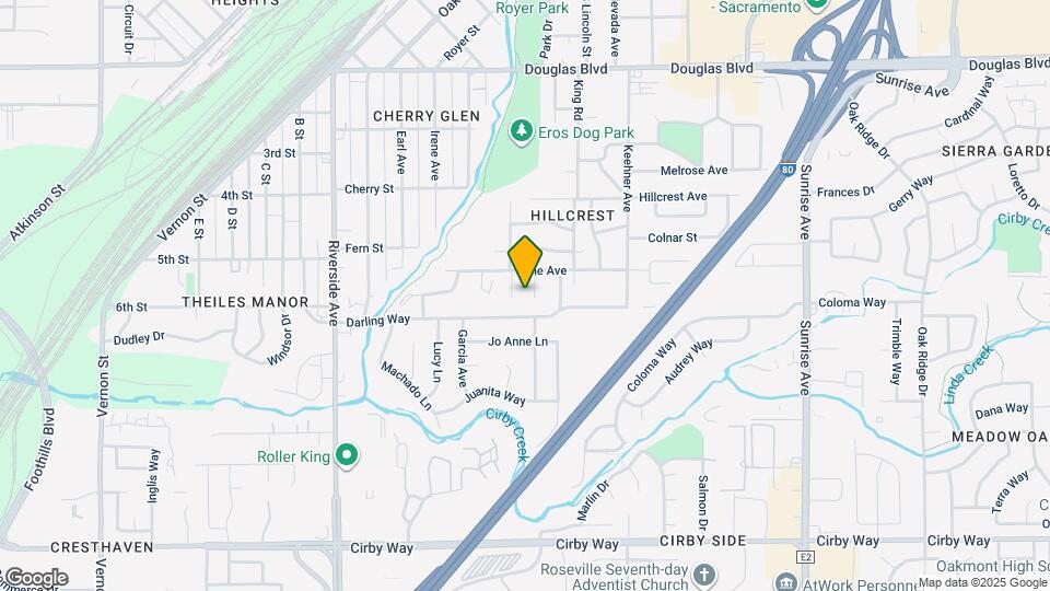 610 George Ln Map and Location Details