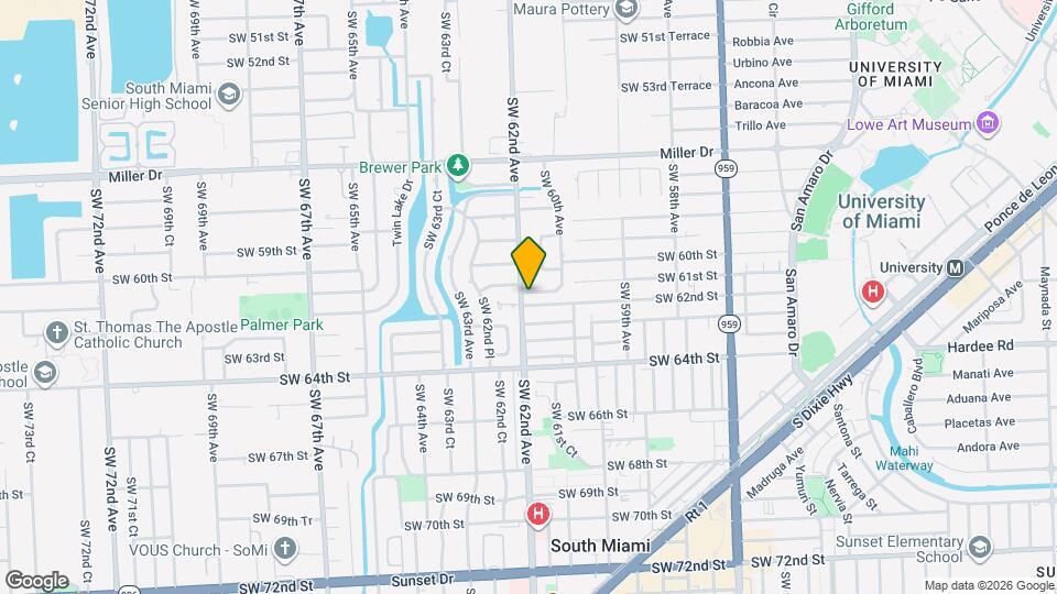 6126 SW 61st St Map and Location Details