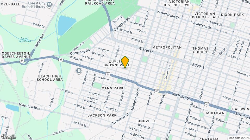 617 W 41st St Map and Location Details