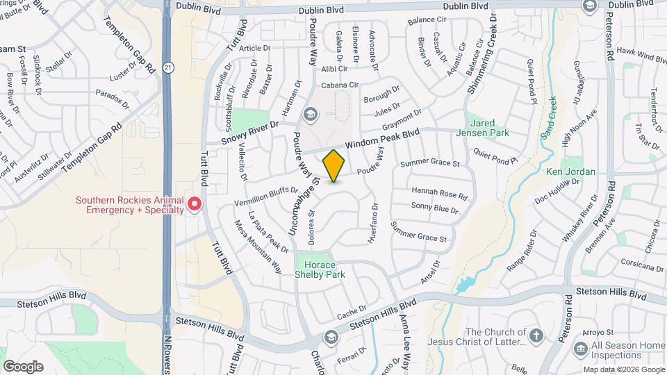 5846 Dolores St Map and Location Details