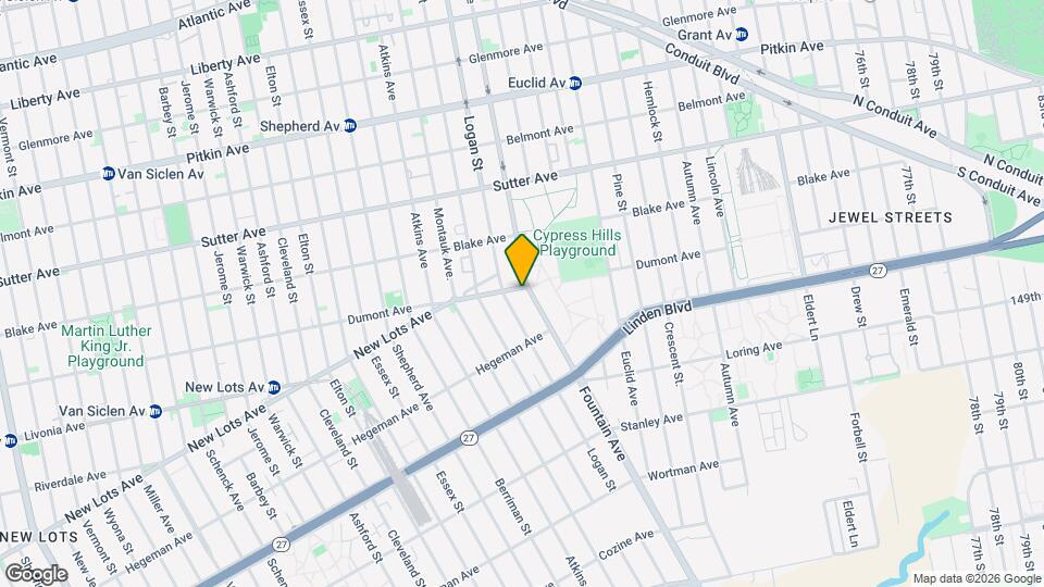 1194 Dumont Ave Map and Location Details