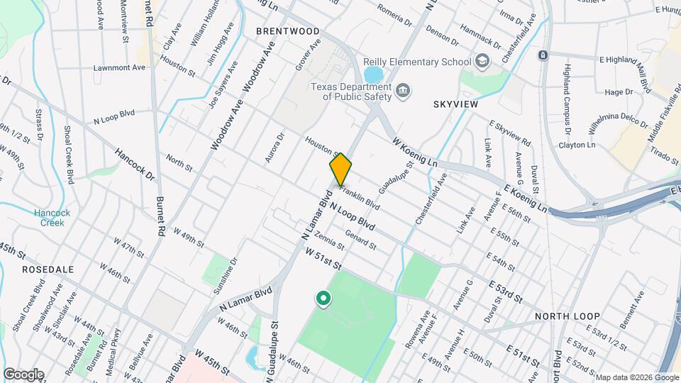 709 Franklin Blvd Mapa y Detalles de la Ubicación