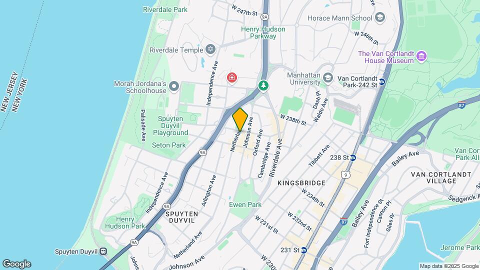 3570 Netherland Ave Mapa y Detalles de la Ubicación