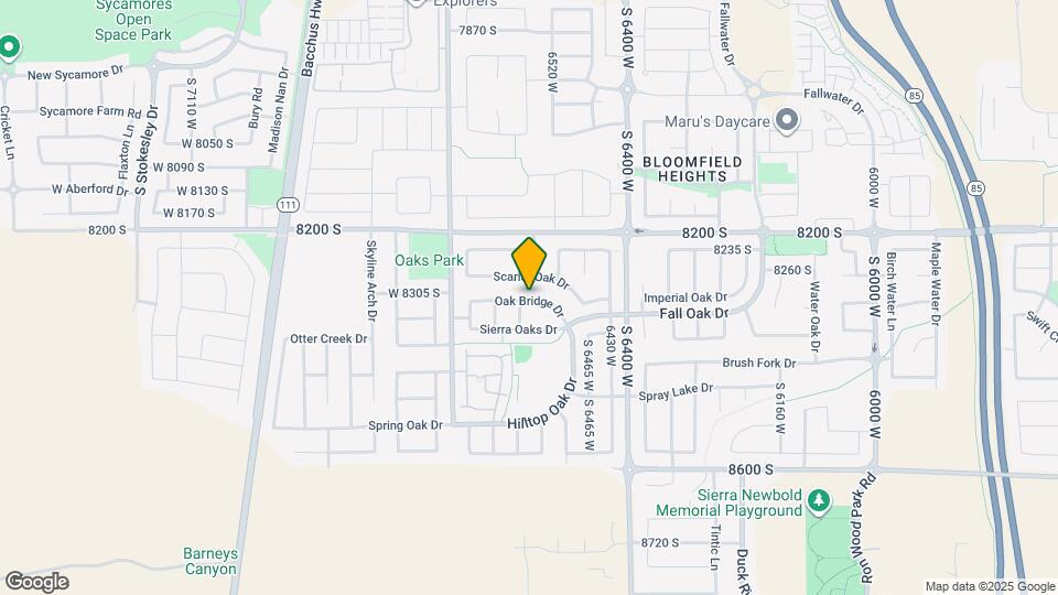 6566 Oak Bridge Dr Map and Location Details