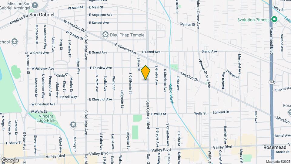 737 E Central Ave Map and Location Details