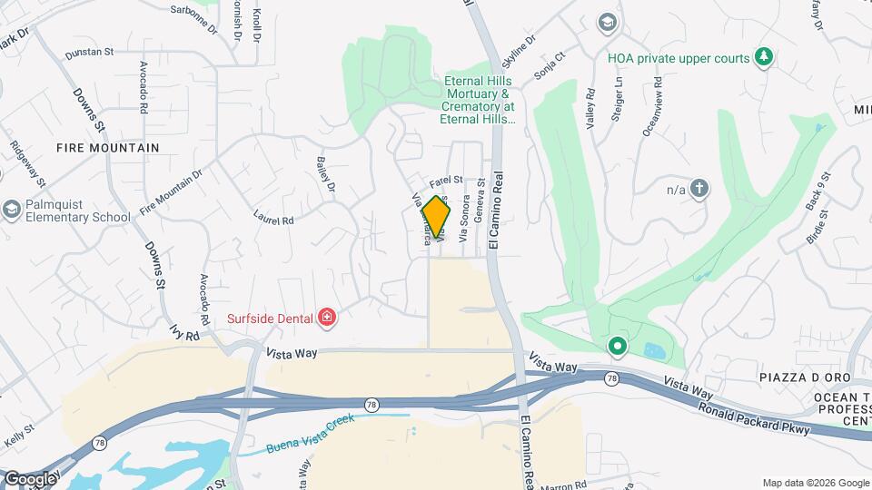 2179 Via Robles Map and Location Details