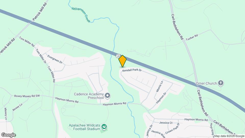 887 Kendall Park Dr Mapa y Detalles de la Ubicación