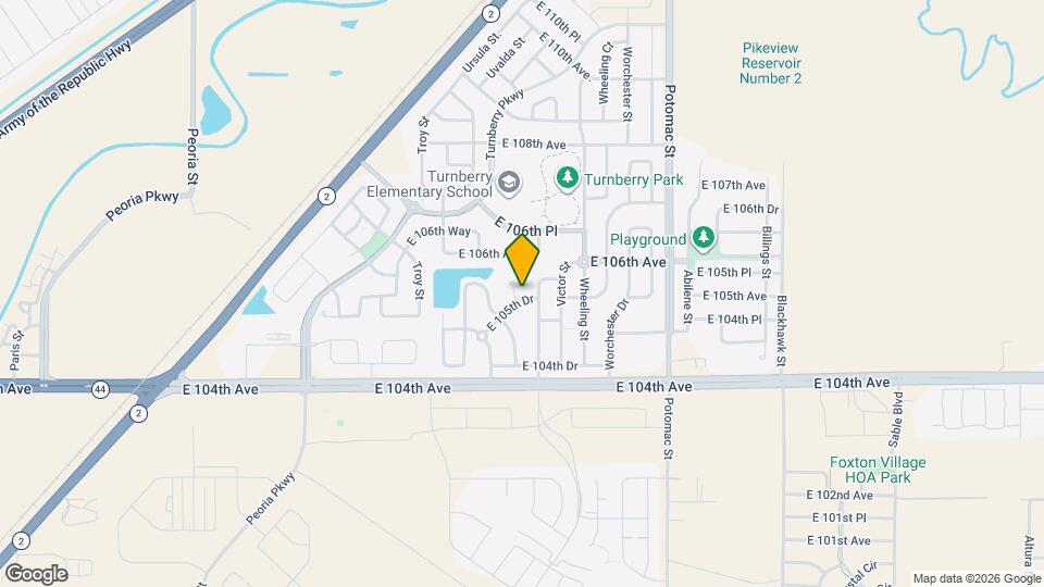 10552 Vaughn Ct Map and Location Details