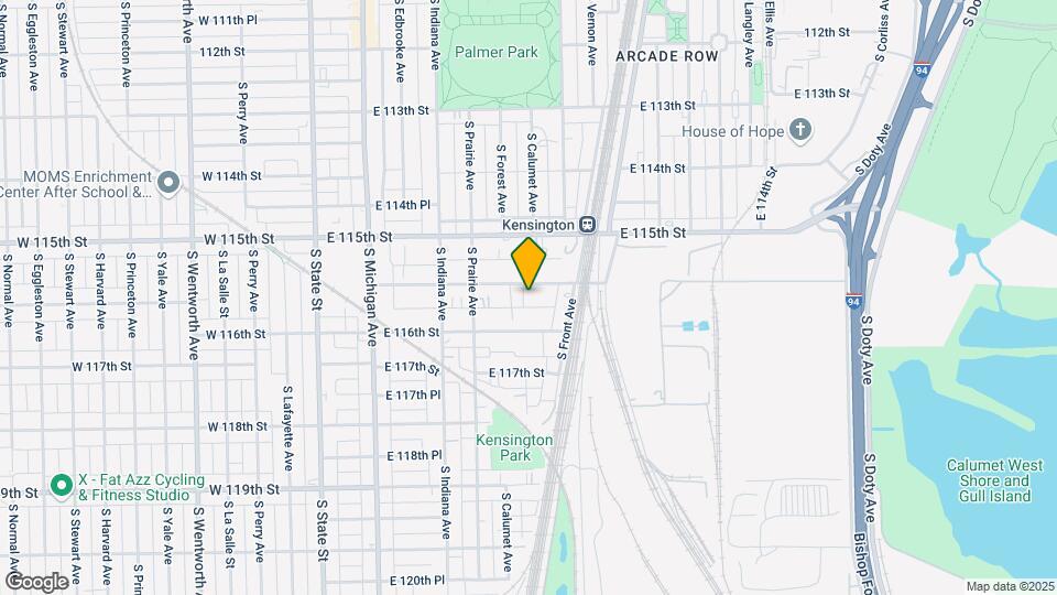 353 E Kensington Ave Map and Location Details