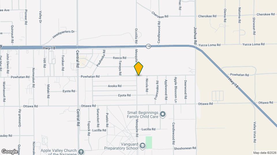 13493 Mesquite Rd Map and Location Details