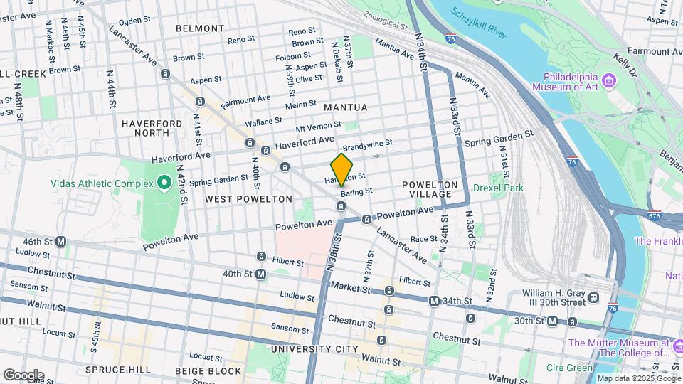 400 N 38th St Map and Location Details