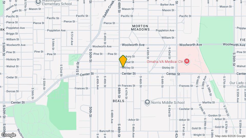 4709 Shirley St Map and Location Details