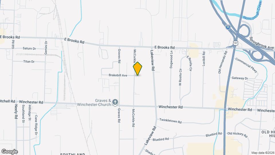 3320 McCorkle Rd Map and Location Details