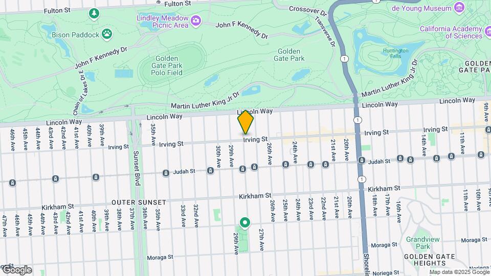 2650 Irving St Mapa y Detalles de la Ubicación