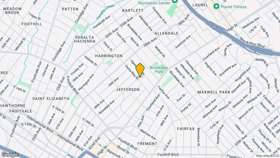 4052 Santa Rita St Mapa y Detalles de la Ubicación