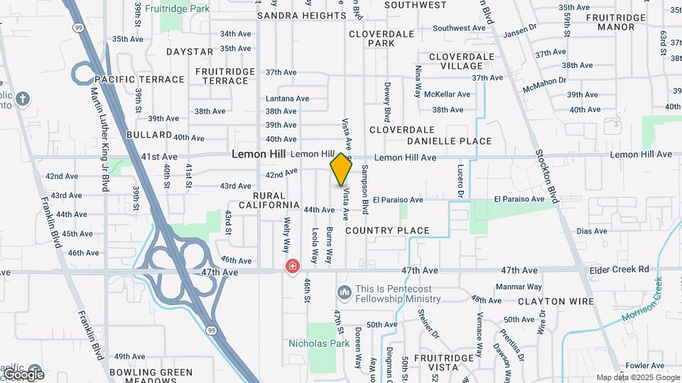 6116 Vista Ave Mapa y Detalles de la Ubicación