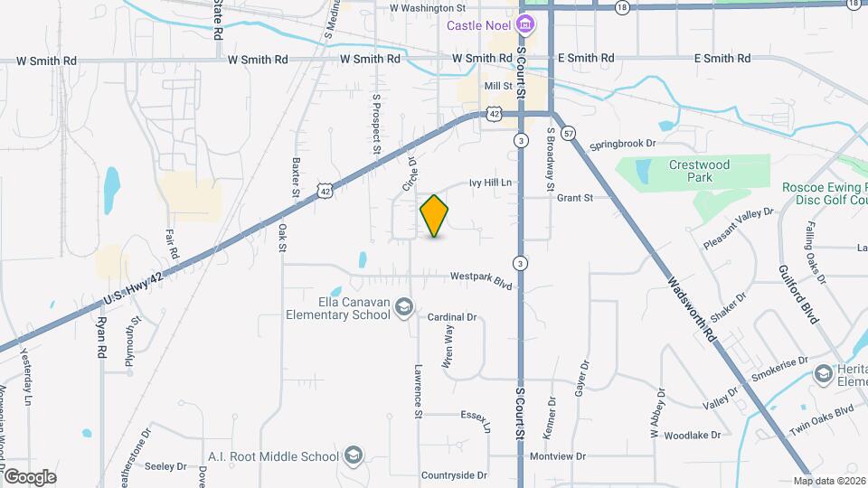 310 Canterbury Ln, Unit D Map and Location Details