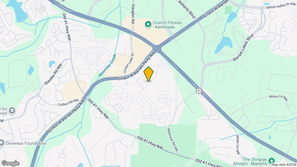 1725 Oak Brook Ln NW Map and Location Details