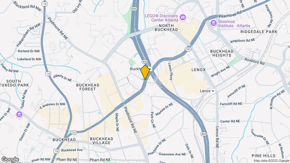 3338 Peachtree St NE Map and Location Details