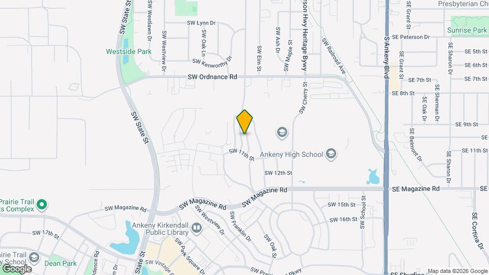 1005 SW Des Moines St Map and Location Details