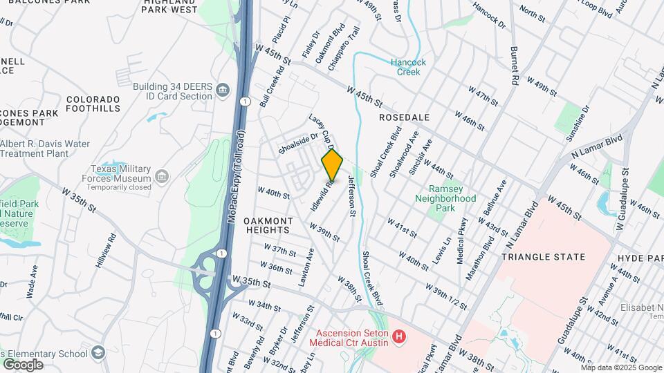 4101 Idlewild Rd Map and Location Details
