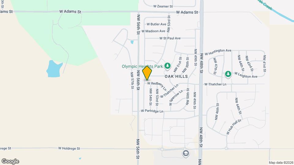 5418 W Redberry Ln Map and Location Details