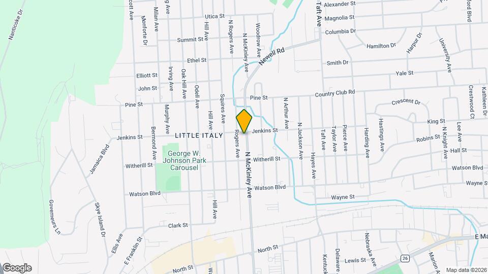 225 N McKinley Ave Map and Location Details