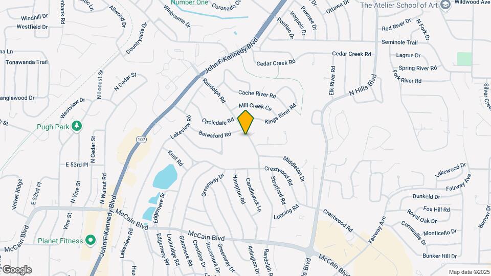 5425 Randolph Rd Map and Location Details