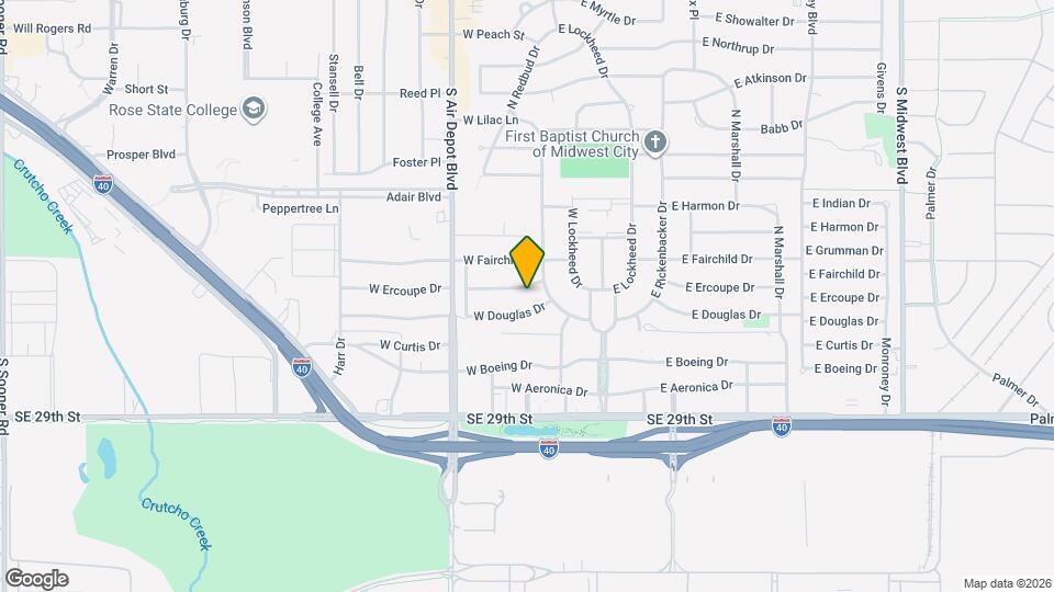 206 W Ercoupe Dr Map and Location Details