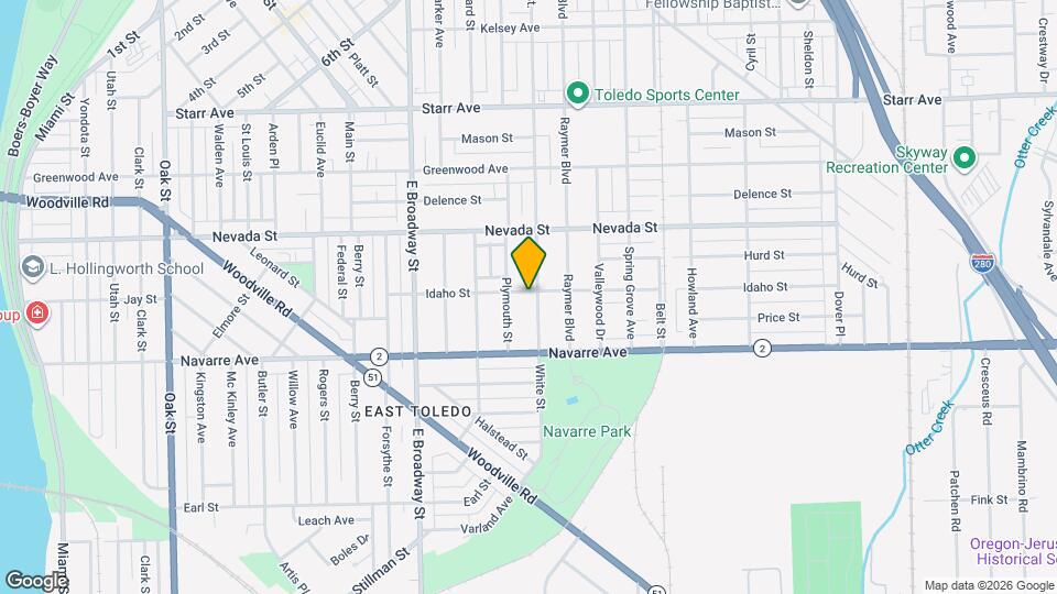 1322 Idaho St Map and Location Details
