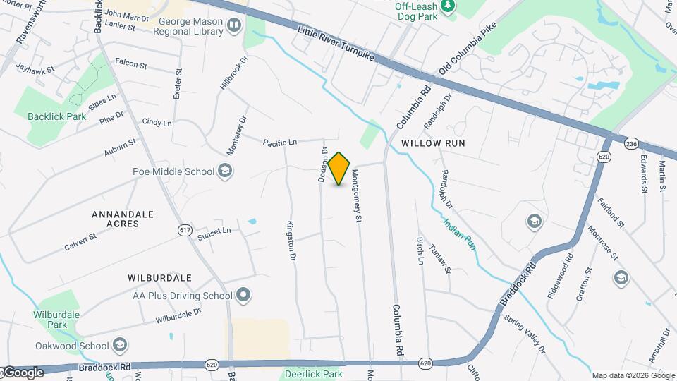 6807 Winter Ln Map and Location Details