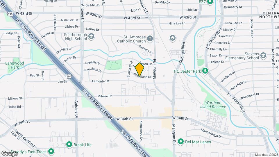 4947 Poinciana Dr Map and Location Details