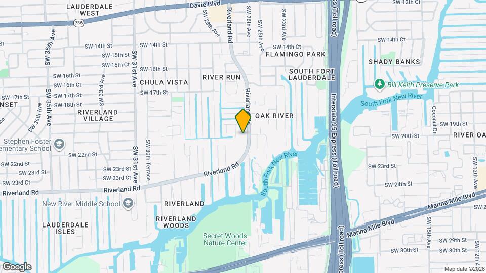 2101 Riverland Rd Map and Location Details