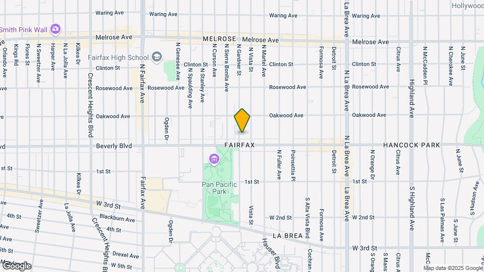 320 N Gardner St Mapa y Detalles de la Ubicación