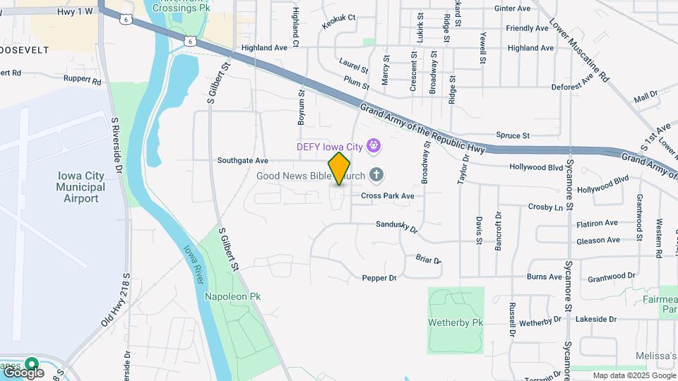 Keokuk Street Map and Location Details
