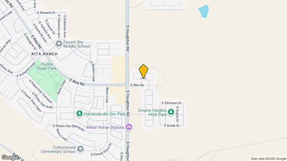 10427 E Rita Ranch Crossing Cir Map and Location Details