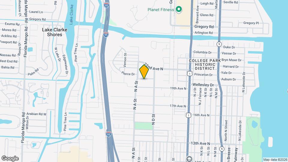 1521 20th Ave N Map and Location Details